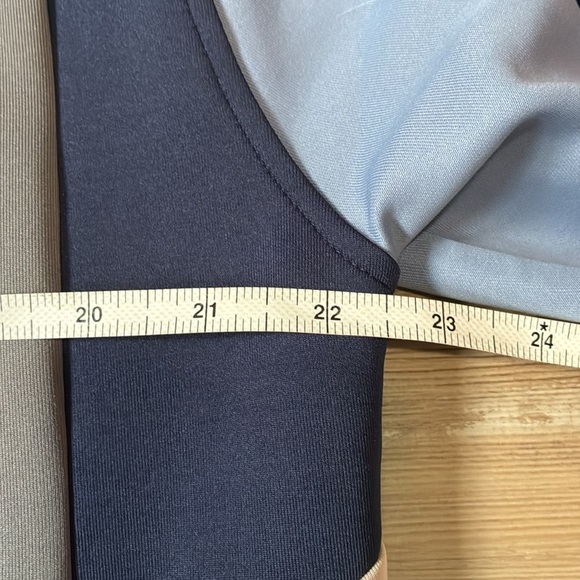 GSTQ Knit Track Jacket Midnight Colorblock Full Zip Blue gray Men’s M NEW - Picture 8 of 14